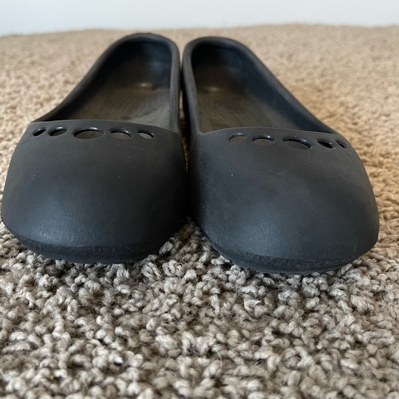 Crocs Ballet flats shoes 5 black casual slip on footwear loafer women office - Picture 7 of 7